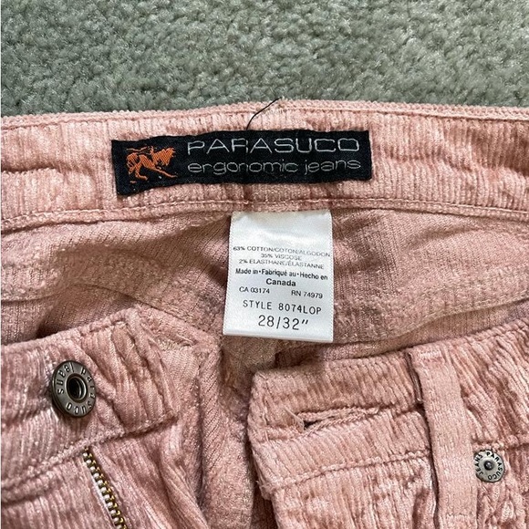 Parasuco corduroy pants size 28 - Picture 2 of 2